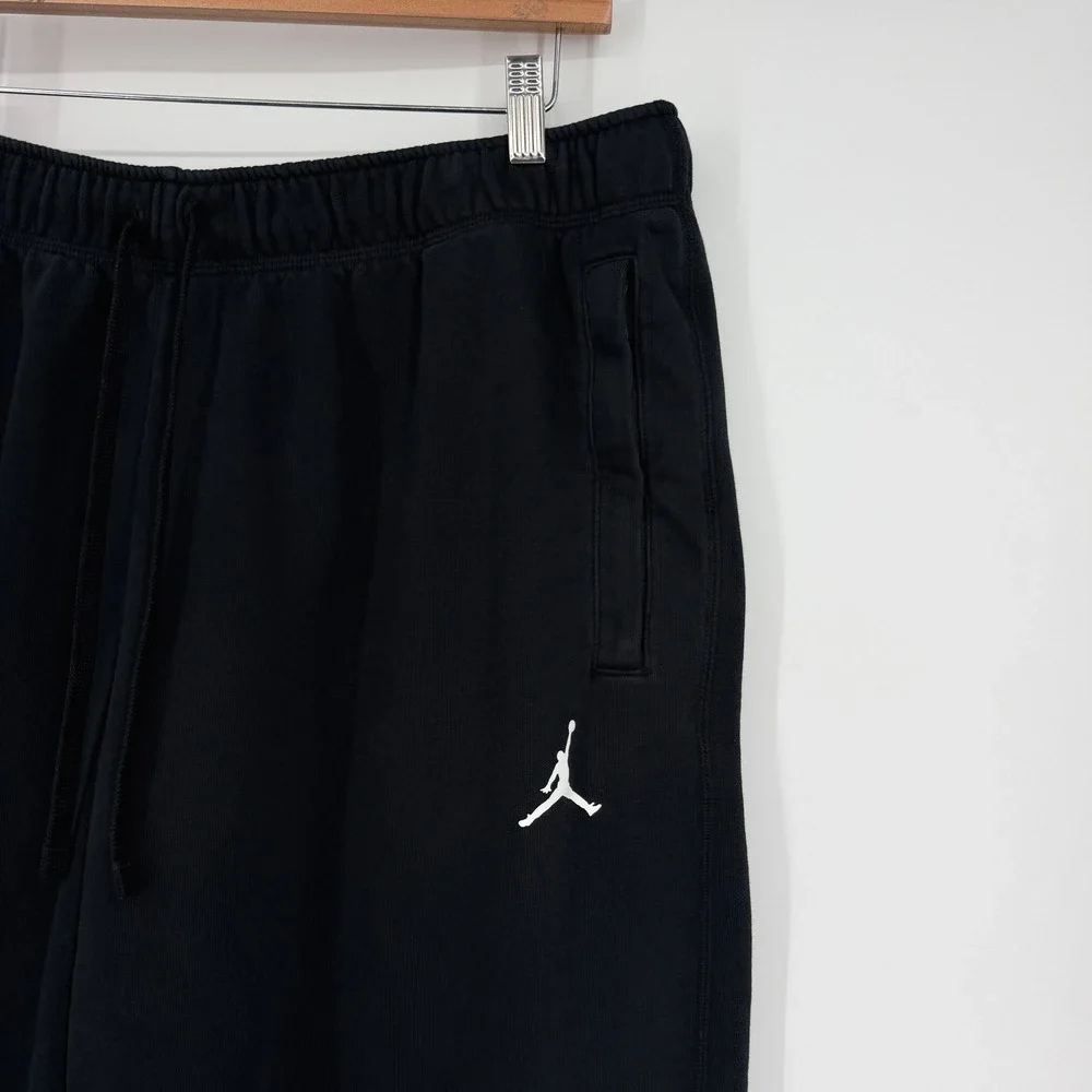 Jordan Men's Dri-FIT Sport Crossover Fleece Black Sweatpants Pants XXL